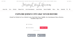 Desktop Screenshot of jerseycitylife.com